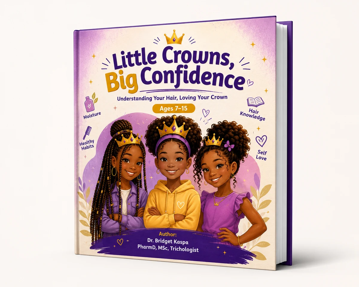 Little Crowns Big Confidence 3D hardcover book by Dr. Bridget Kaspa PharmD